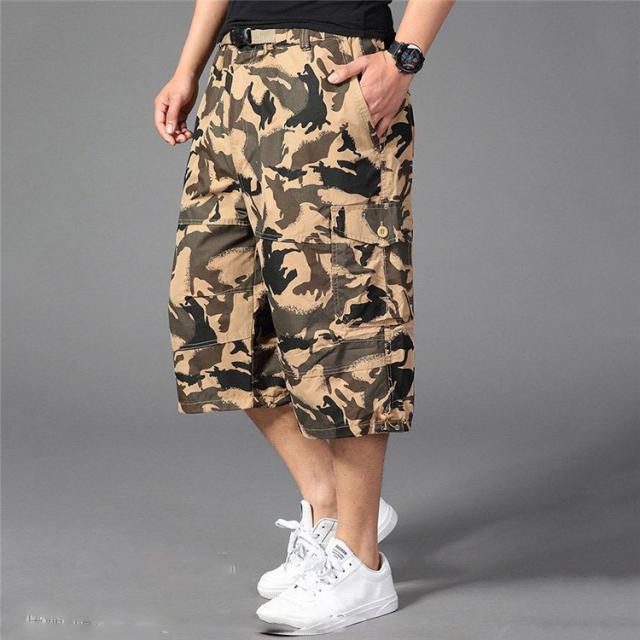 cargo short pants クロップド 7部丈 jorts カモ柄 cargo short pants クロップド 7部丈 jorts カモ柄